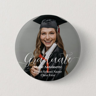 Personalized Graduate Photo Elegant Graduation Knapp