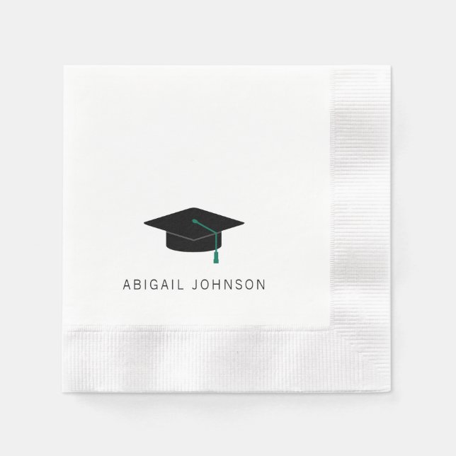 Personalized Graduation Cap Coined Paper Pappersservett (Framsidan)