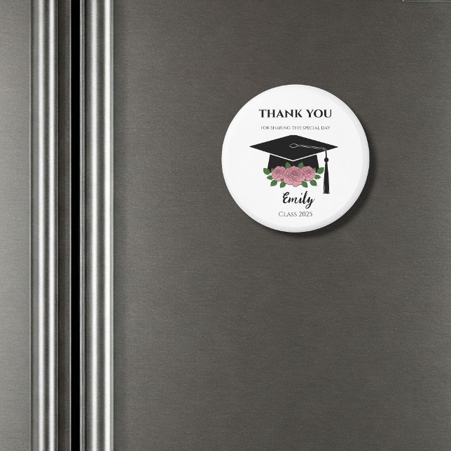 Personalized graduation favors with magnet (Skapare uppladdad)