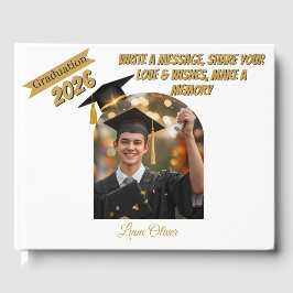 Personalized Graduation Guestbook & Wishes Book Gästböcker