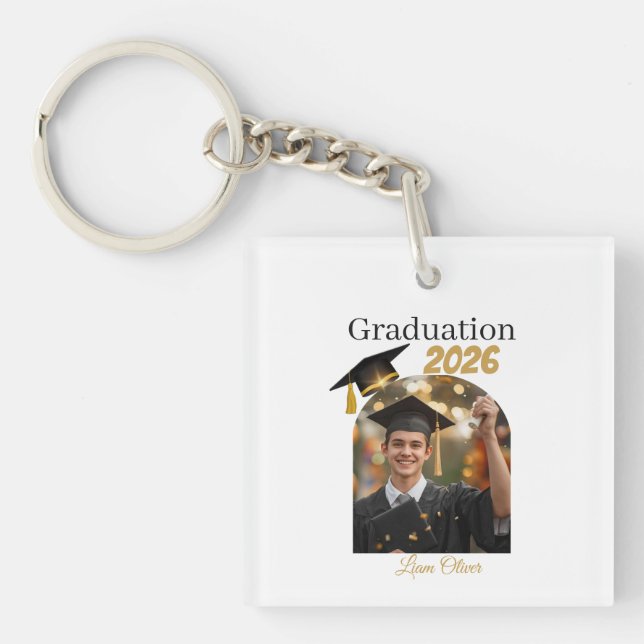 Personalized Graduation Keychain Gift  (Framsidan)