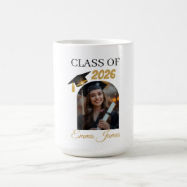 Personalized Graduation Mug – Class of 2026 Kaffemugg