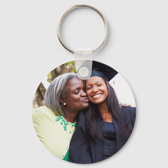 Personalized Graduation Photo Keepsake Memory Gift Nyckelring (Framsida)