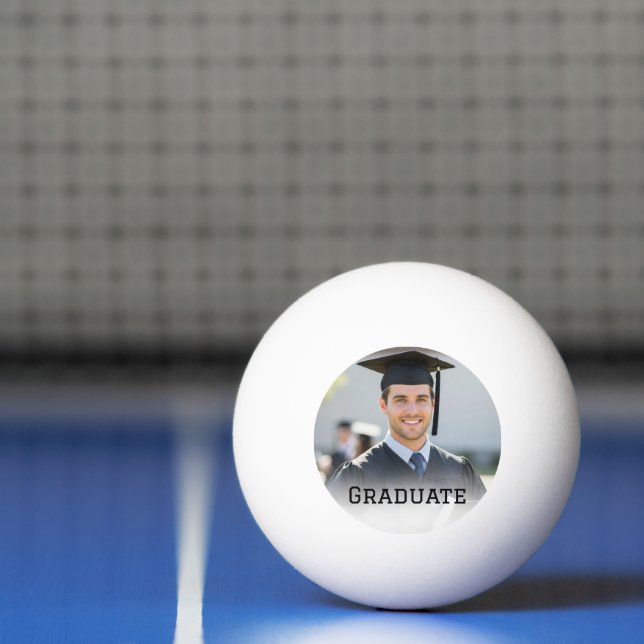 Personalized Graduation Photo Keepsake Memory Gift Pingisboll (Netto)
