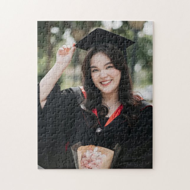 Personalized Graduation Photo Keepsake Memory Gift Pussel (Vertikal)