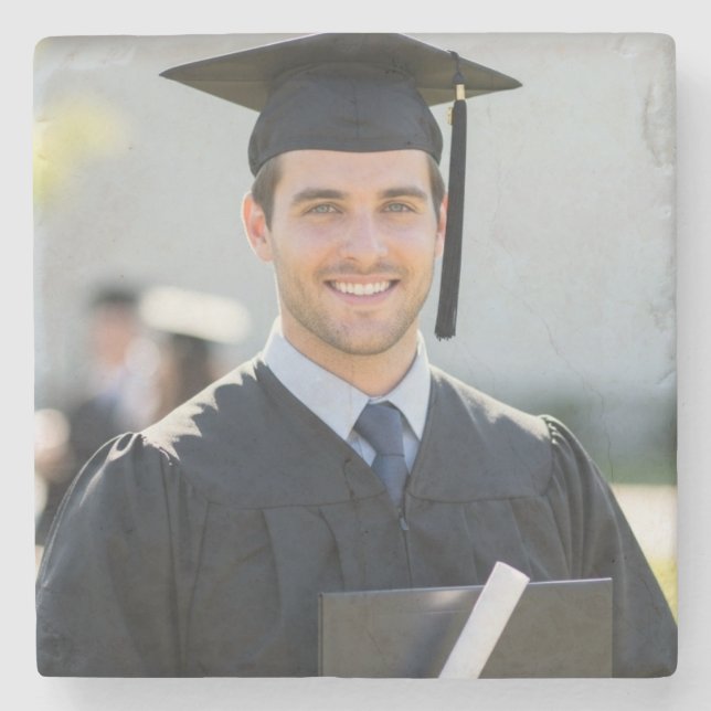 Personalized Graduation Photo Keepsake Memory Gift Stenunderlägg (Framsidan)
