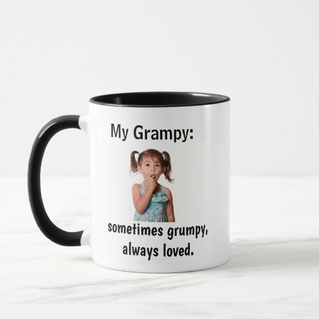 Personalized Granddaughter Photo Mugg (Vänster)