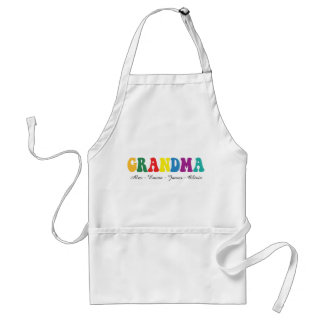 Personalized Grandma Gift with Grandkids’ Names Förkläde