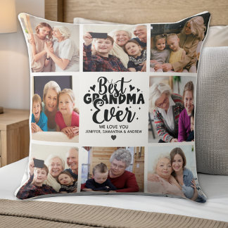 Personalized Grandma Photo | Best Grandma Ever Kudde
