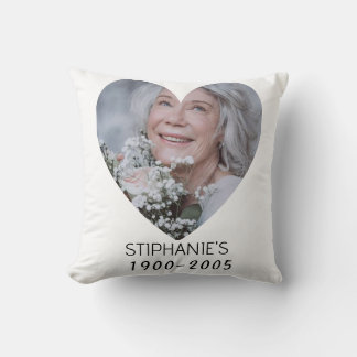 Personalized Grandma Pillow – Photo, Name & Year  Kudde