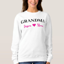 Personalized Grandma Script T Shirt