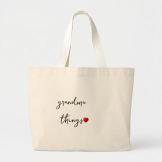 Personalized Grandma Things Bag – Unique Gift for  Jumbo Tygkasse