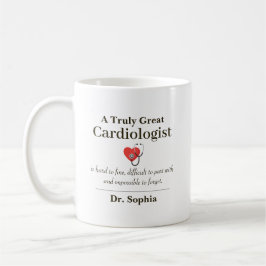 Personalized Great Cardiologist Appreciation Gift Kaffemugg