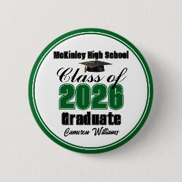 Personalized Green Class of 2026 Graduation Party Knapp