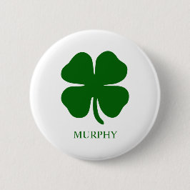 Personalized Green Clover Knapp