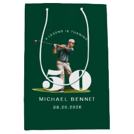 Personalized Green Sports Golf 50th Birthday