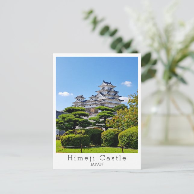 Personalized, Greetings Himeji Castle, Japan Vykort (Stående Fram)