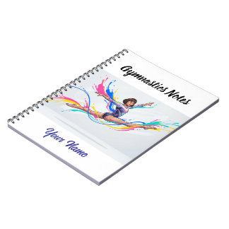 Personalized Gymnastics Notes Anteckningsbok