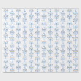 Personalized Hannukah wrapping paper Presentpapper