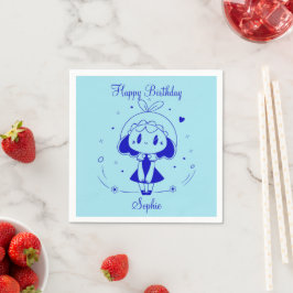 Personalized Happy Birthday Pappersservett