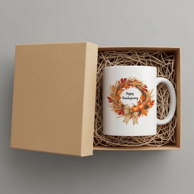 Personalized Happy Thanksgiving mug  Kaffemugg (Skapare uppladdad)