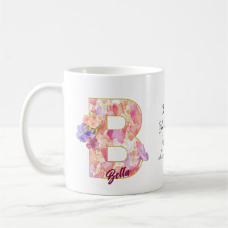 Personalized Heart Pattern B Initial Design Kaffemugg