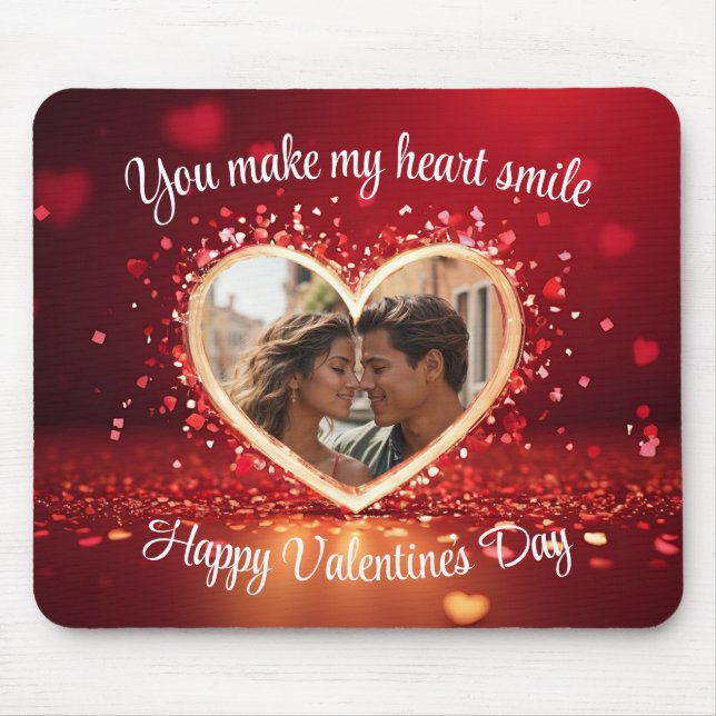 Personalized Heart Photo Frame Musmatta (Framsidan)