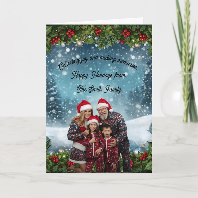 Personalized Holiday Card Kort (Framsida)