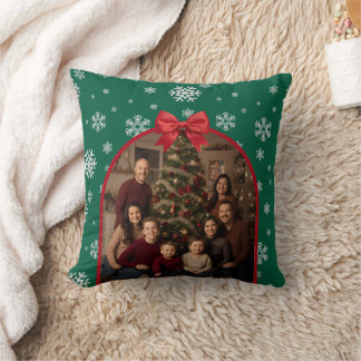 Personalized Holiday Cushion with Editable photo Kudde