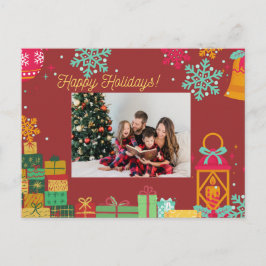 Personalized Holiday Postcard – Add Your Photo Helg Vykort