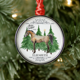 Personalized Horse Christmas Ornament Keepsake