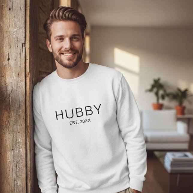 Personalized Hubby Sweatshirt (Skapare uppladdad)