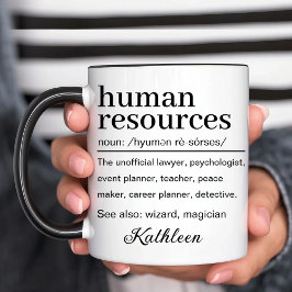 Personalized Human Resources Definition Mugg