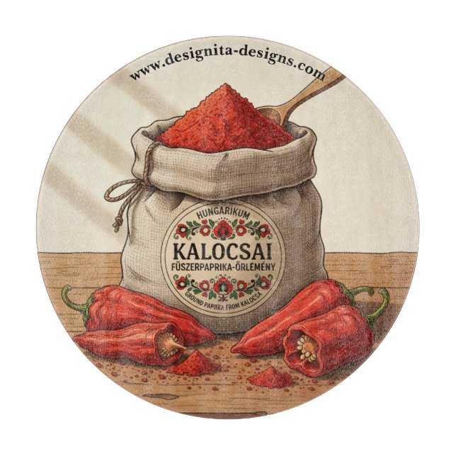 Personalized Hungarian Kalocsai Paprika  (Framsidan)