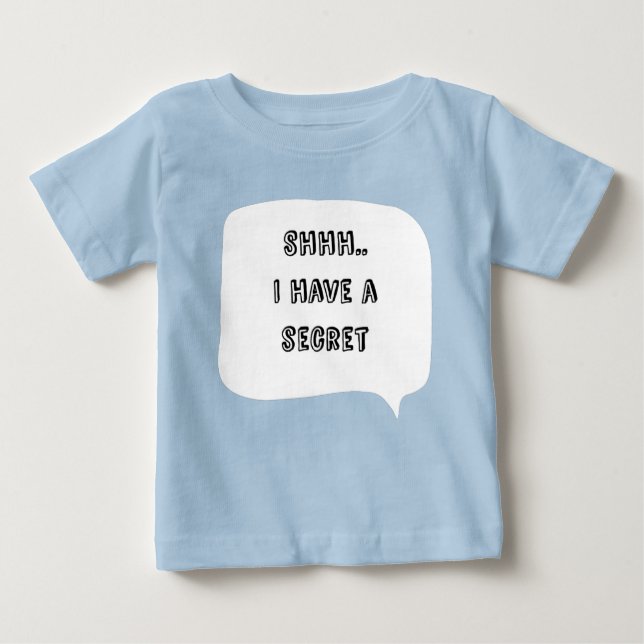 Personalized I have a secret, big brother T Shirt (Framsida)