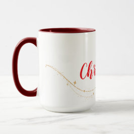 Personalized I Love Christmas Mug Mugg