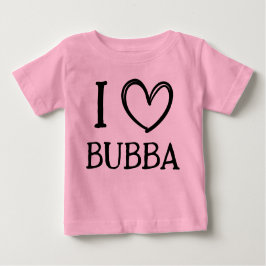 Personalized "I ❤️ My (Name)" Baby/Toddler Gift T Shirt