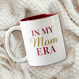 Personalized In My Mom Era Quote Mothers Day Två-Tonad Mugg