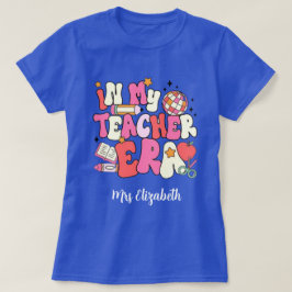Personalized In My Teacher Era, Retro teacher's. T Shirt