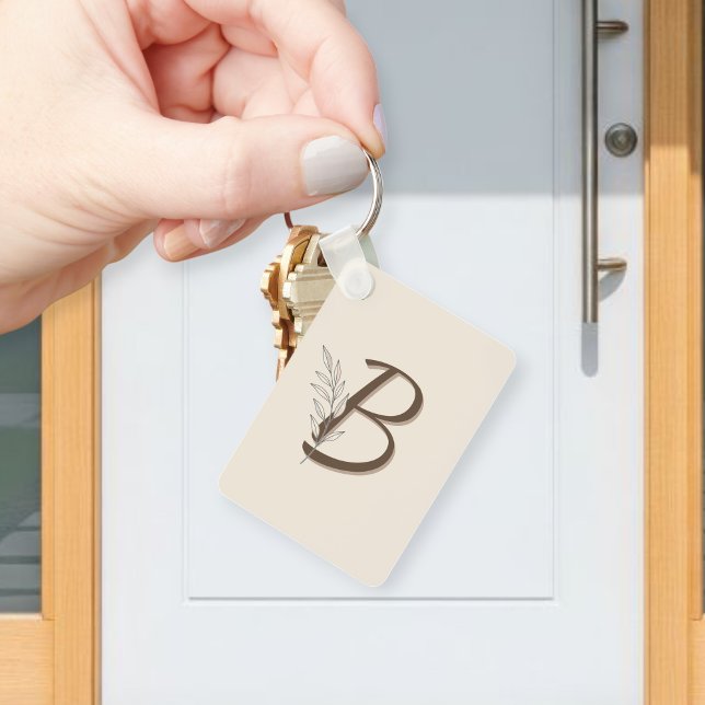 Personalized Initial Branch Keychain | Custom Key  Nyckelring (Skapare uppladdad)