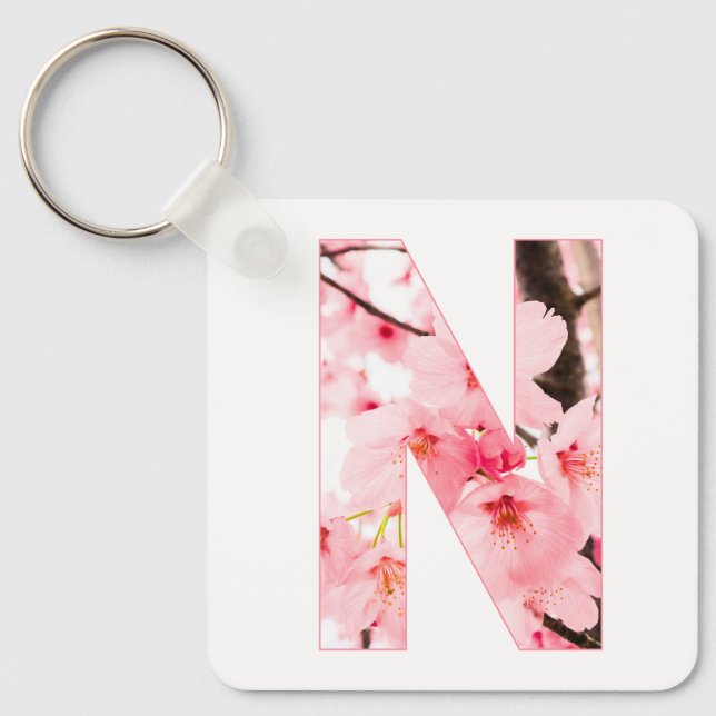 Personalized Initial Name Traits Keychain Gift Nyckelring (Framsida)