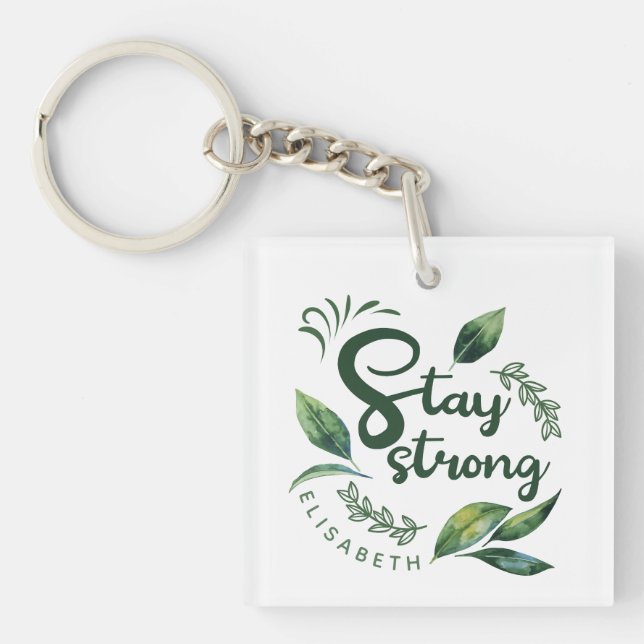Personalized Inspirational Quote with Green Leaves (Framsidan)