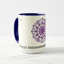 Personalized International Women's Day Floral Mugg