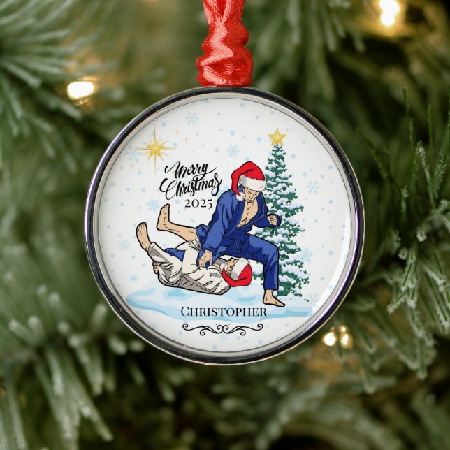 Personalized Jiu Jitsu Christmas Ornament Keepsake (Träd)