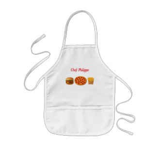 Personalized kid apron, custom name kid apron barnförkläde