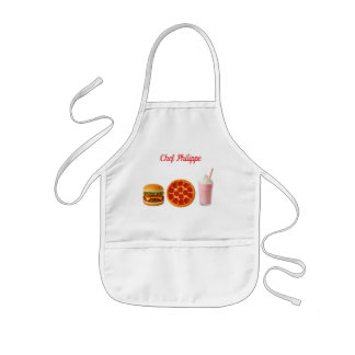Personalized kid apron, custom name kid apron barnförkläde