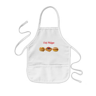 Personalized kid apron, custom name kid apron barnförkläde