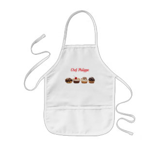 Personalized kid apron, custom name kid apron barnförkläde