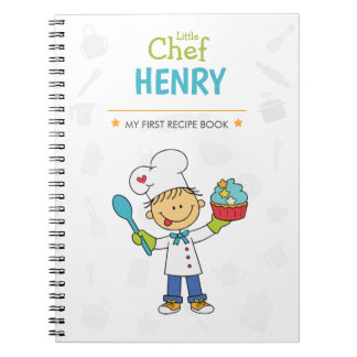 Personalized Kids Recipe Notebook Anteckningsbok