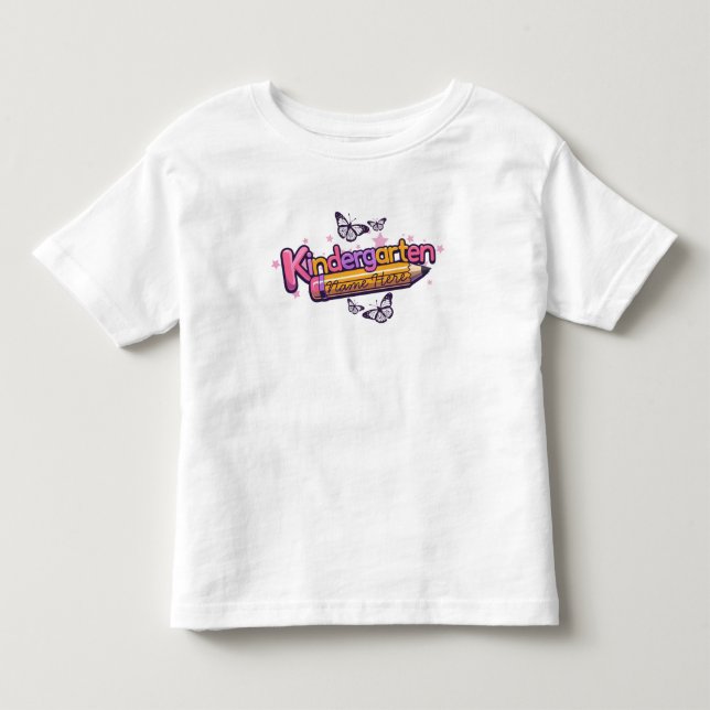 Personalized Kindergarten Graphic T-Shirt (Framsida)